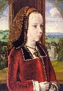 Jean Hey Portrait of Margaret of Austria oil